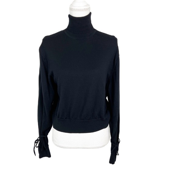 JW Anderson x Uniqlo Sweater Women XS Black Pullover Turtleneck